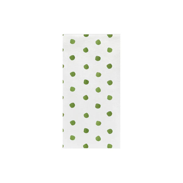 Vietri Green Dot Napkins (Cocktail or Guest Size)