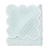 Lenora Hand Quilted Satin Baby Blanket (Two Color Options)