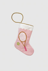 Bauble Stocking - Grand Slam Tennis Racquets in Pink