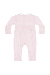 Nellapima Pink Herringbone Playsuit