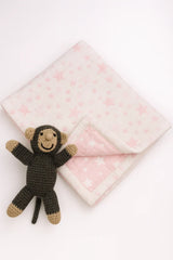 Stars and Dots Baby Blanket (Multiple Colors!)