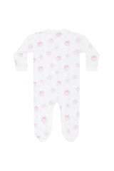 Nellapima Pink Pumpkin Patch Zipper Footie
