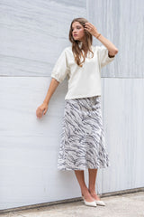 Emily McCarthy Poppy Top in Carrara