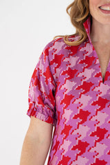 Emily McCarthy Poppy Maxi Dress in Houndstooth