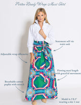 House of MBR Portico Brady Wrap Maxi Shirt