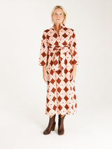 Holly Shae Grace Dress in Coral Tether