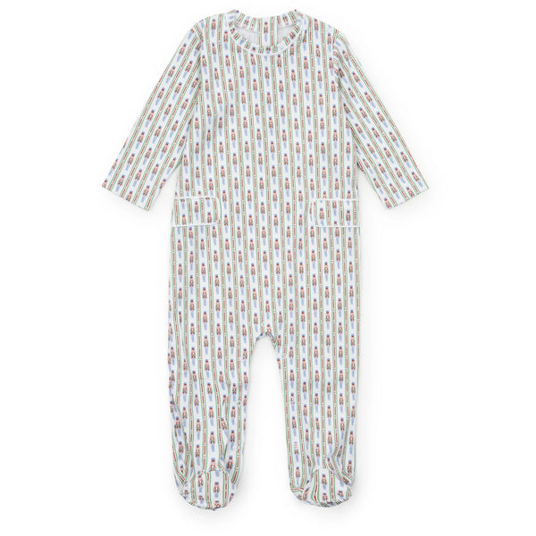 Lila + Hayes Preston Boys' Romper in Nutcracker Stripe