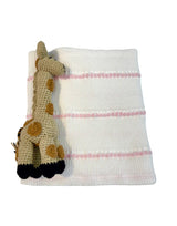 Pucker Texture with Stripe Baby Blanket (Multiple Colors!)