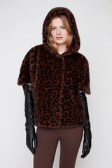 Renuar Knit Jacket in Chestnut