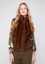 Renuar Knit Vest in Mink