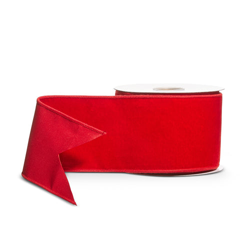 Red Velvet Wired Ribbon