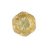 Vietri Rufolo Glass Gold Flower Small Bowl