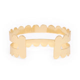 Remi Scalloped Edge Cuff Bracelet