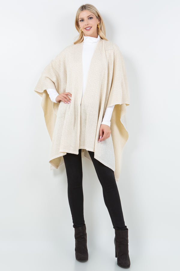 Shimmer Ivory and Gold Loop Through Wrap