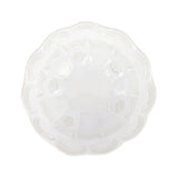 Vietri Incanto Stone White Lace Medium Round Bowl
