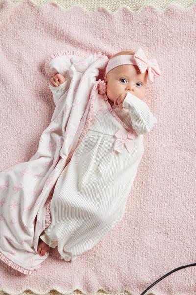 Girls Bow Arrival Blanket