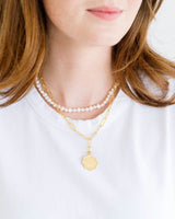 Susan Shaw Gold Piper Paperclip Necklace