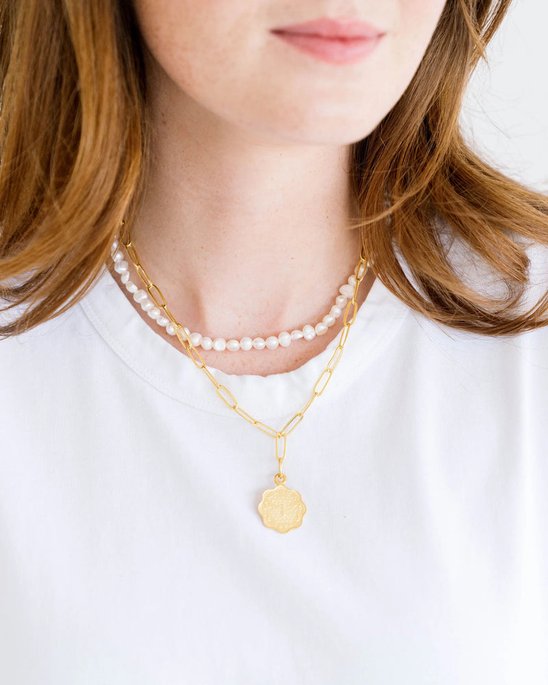 Susan Shaw Piper Paperclip Necklace