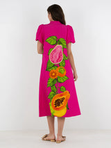 Emily McCarthy Hampton Dress in Papaya Vine