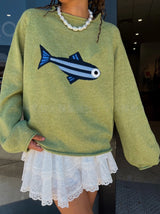 Oceanic Sardines Sweater