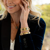 Capucine De Wulf Scarab Family Cuff Bracelet