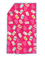 Mahjong Microfiber Tea Towel
