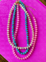 Smith & Co. Sea Glass Necklace (Multiple Color Options)