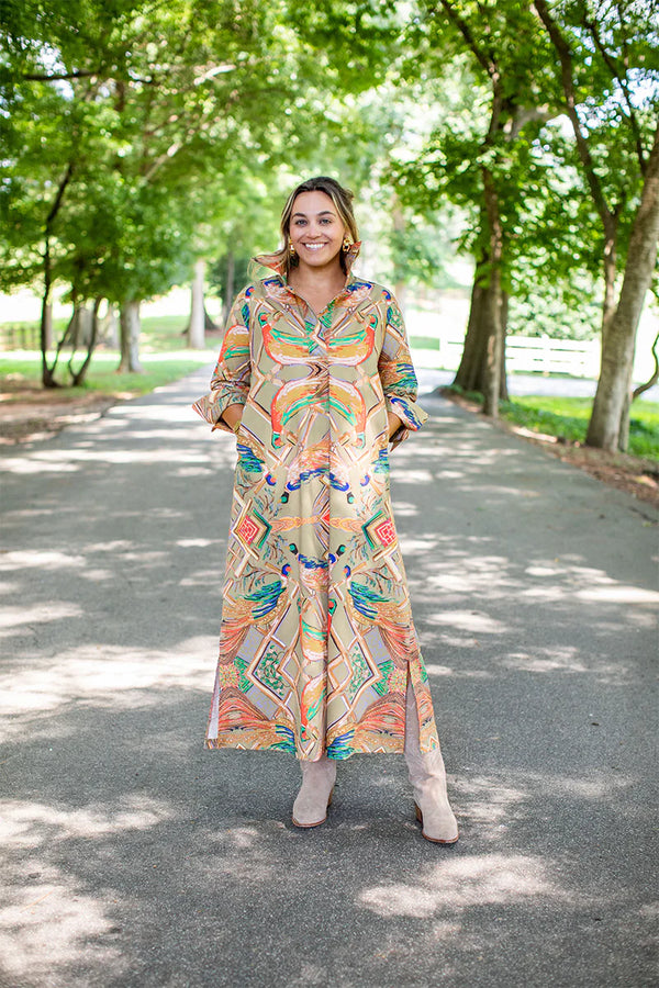 House of MBR Winston Long Shirt Dress