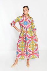 House of MBR Surcie Blythe Long Empire Dress