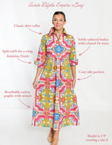 House of MBR Surcie Blythe Long Empire Dress