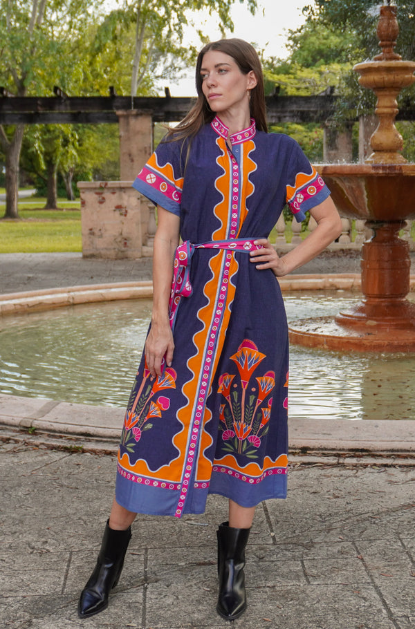 Sydney Lotus Shirtdress