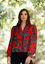 Alden Adair Oliver Top in Legacy Floral