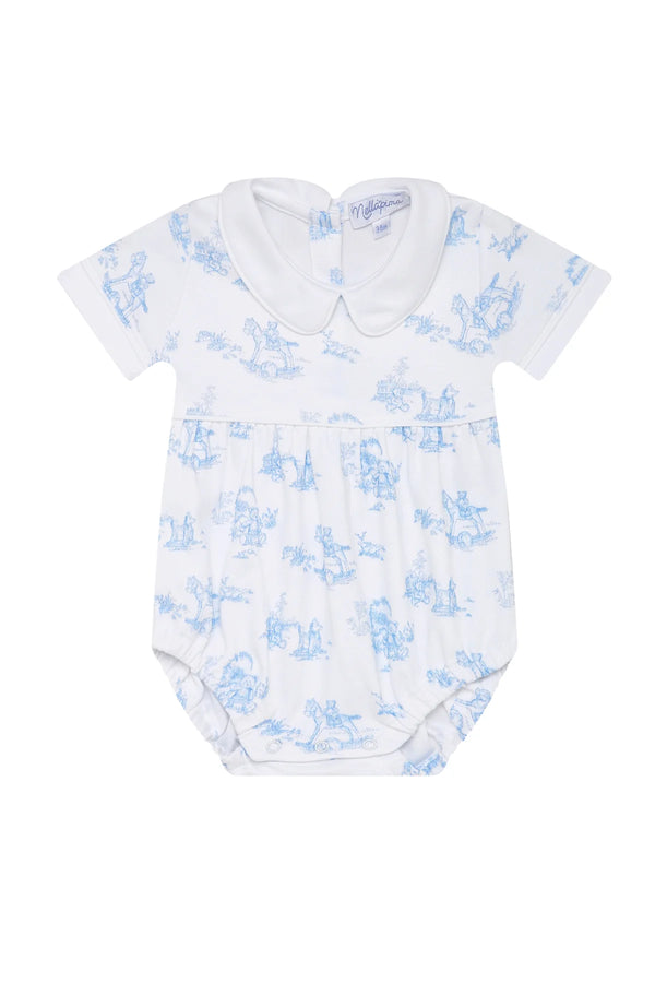 Nellapima Blue Bunny Toile Bubble