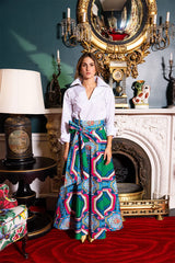 House of MBR Portico Brady Wrap Maxi Shirt