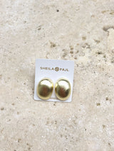 Sheila Fajl Coco Studs in Brushed 18K Gold Plated