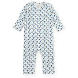 Lila + Hayes Thompson Boy Pima Cotton Romper in Mallard Ducks