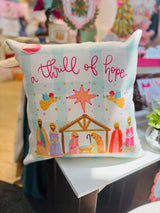 Thrill of Hope Square Pillow