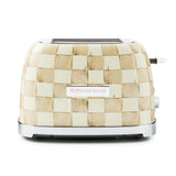 Mackenzie-Childs Mocha Check 2-Slice Toaster