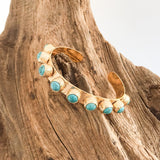 Gemstone Studded Cuff