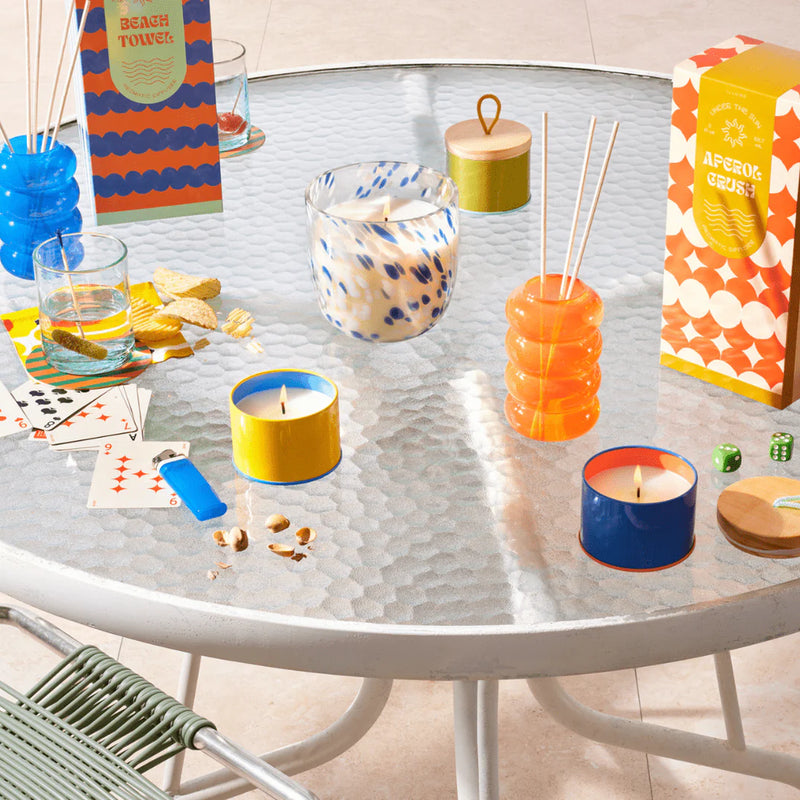 Pool Floatie Sun Tin Candle