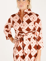 Holly Shae Grace Dress in Coral Tether
