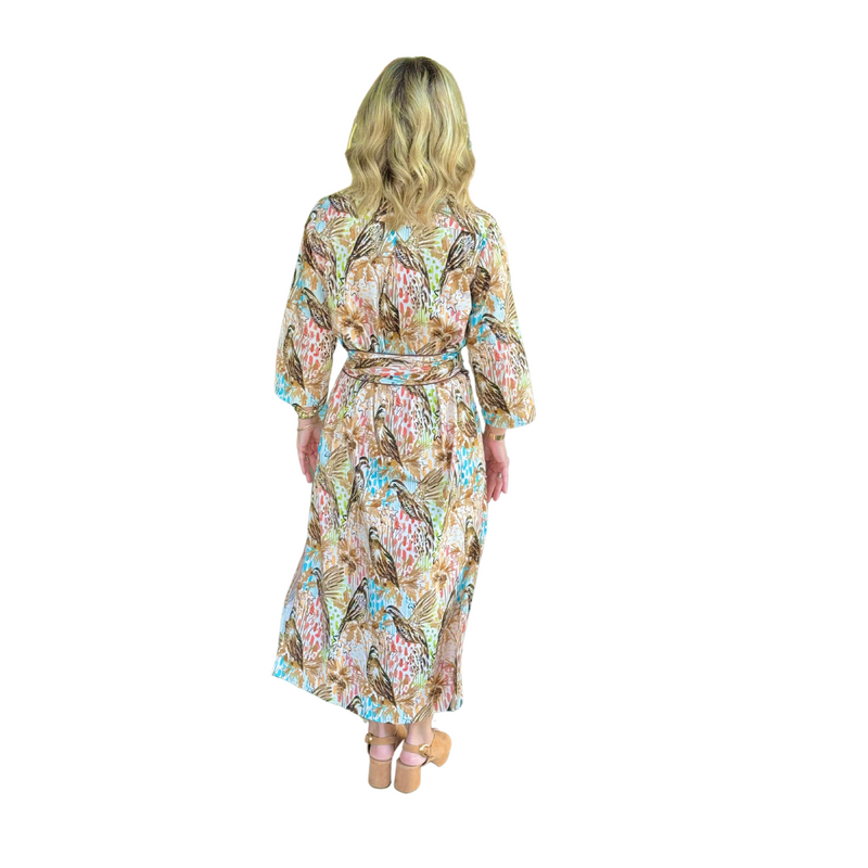 Holly Shae Grace Dress in Colorful Quail