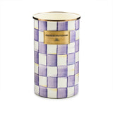 Mackenzie-Childs Violet Check Utensil Holder