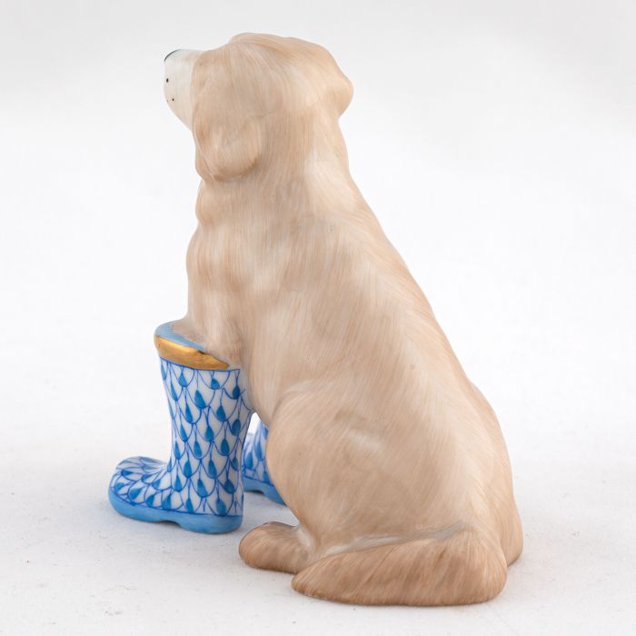 Herend Rainy Day Retriever in Blue