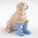 Herend Rainy Day Retriever in Blue