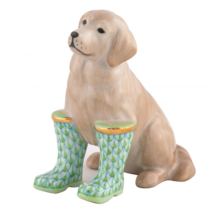 Herend Key Lime Rainy Day Retriever