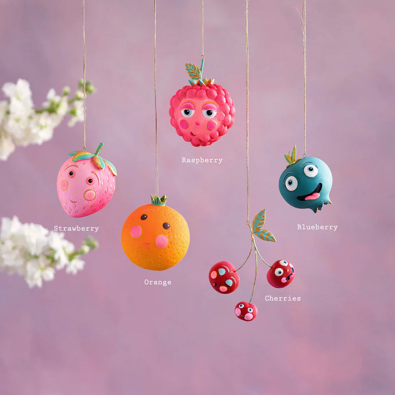 Frenchy Fruit Ornament - Not a set - Choose Style