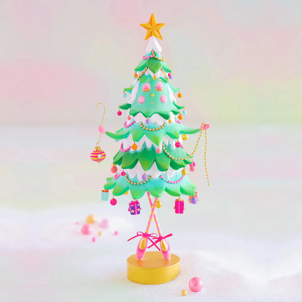 Glitterville Pinesy on Pointe Tabletop Figure