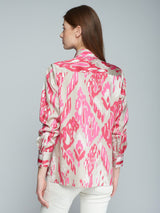 Vilagallo Ikat Rosa Blouse