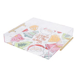 Serve Up Holiday Cheer Acrylic tray
